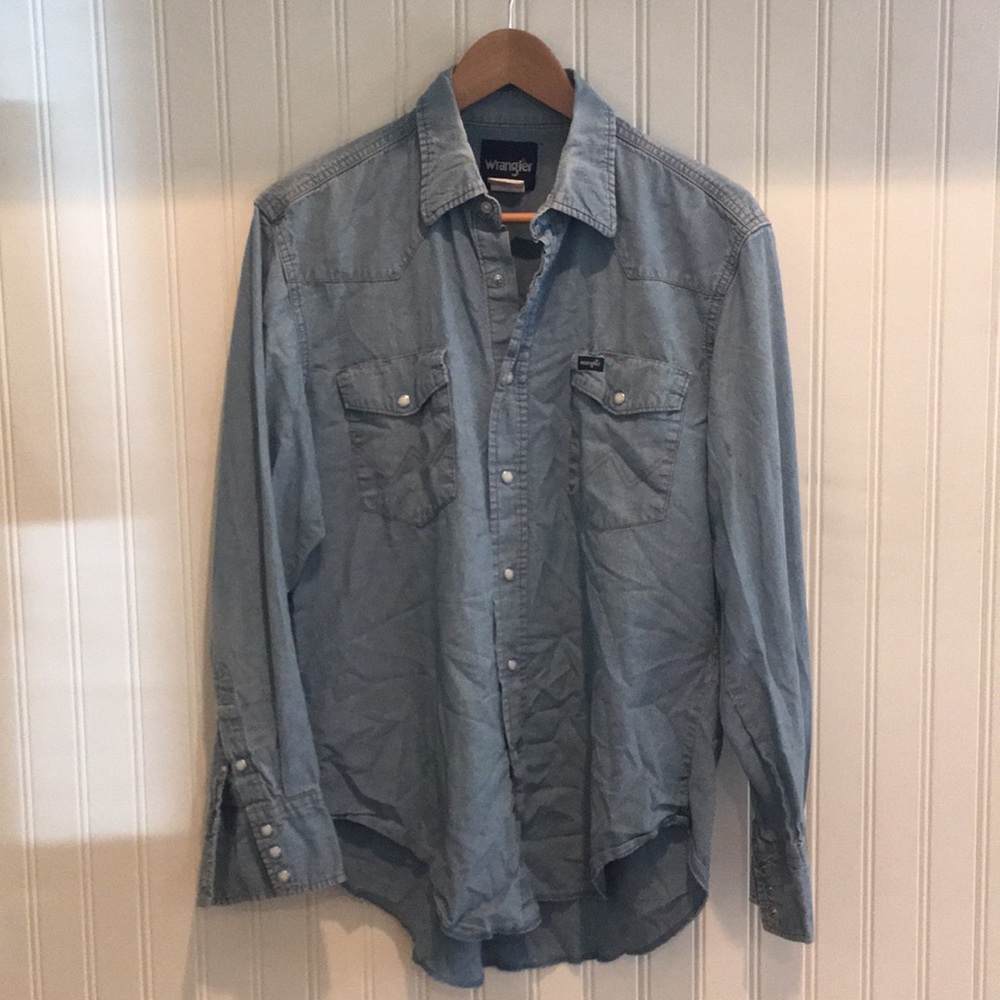 Wrangler cowboy cut work shirt